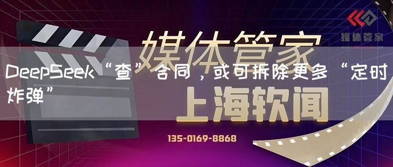 DeepSeek“查”合同，或可拆除更多“定时炸弹”