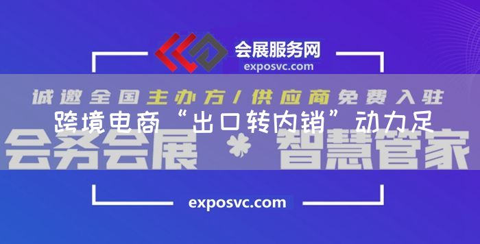 跨境电商“出口转内销”动力足