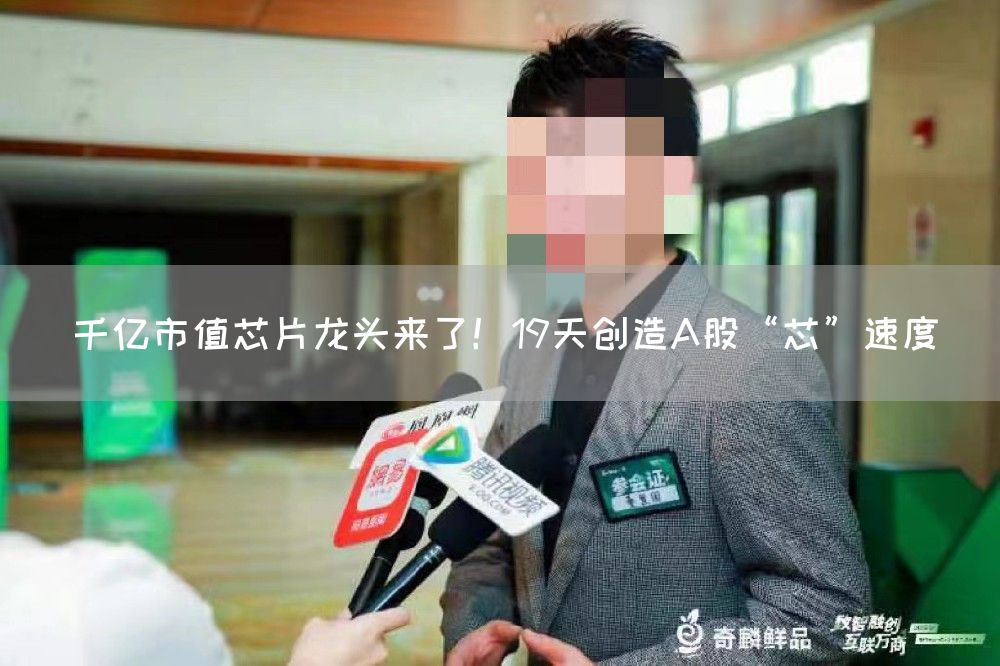 千亿市值芯片龙头来了！19天创造A股“芯”速度